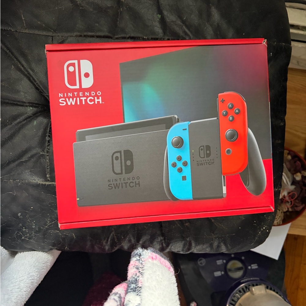 BRAND NEW! Nintendo Switch Console with Neon Red and Blue Joy-Con